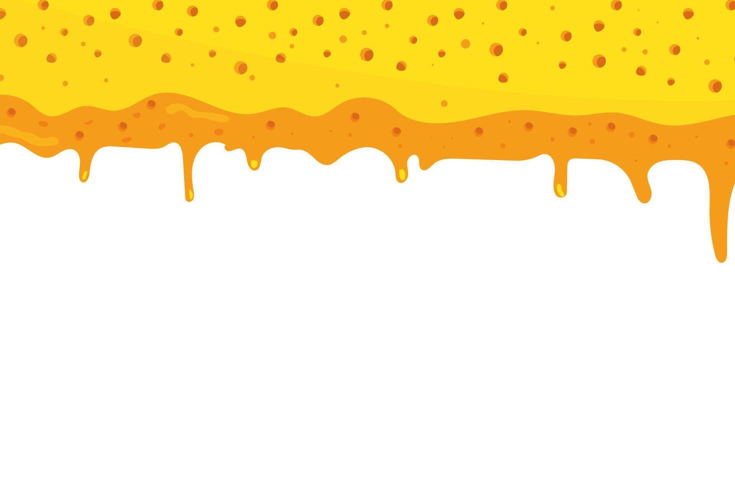 melted cheese background illustration with copy space vector