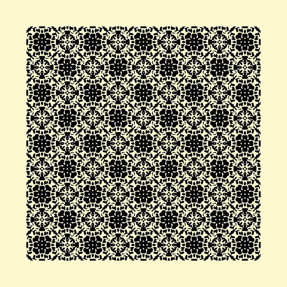 a black and white pattern with a black pattern vector