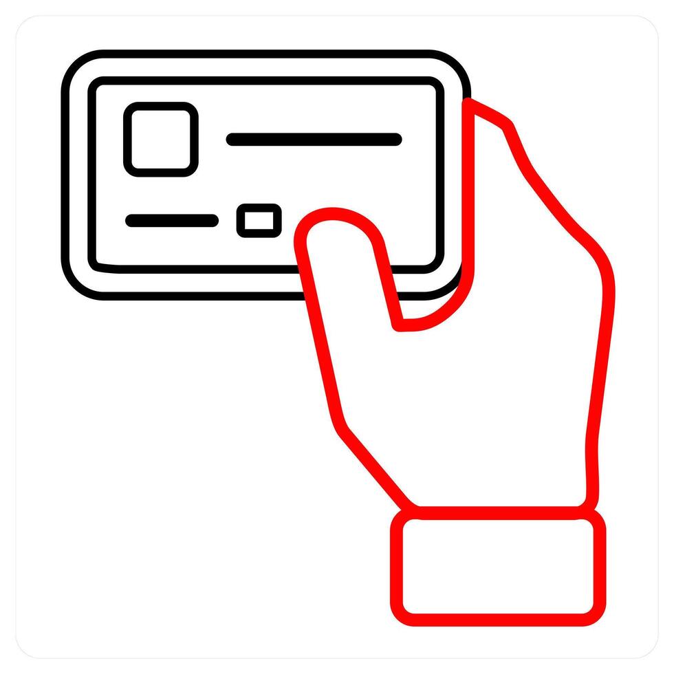 card payment and card icon concept vector