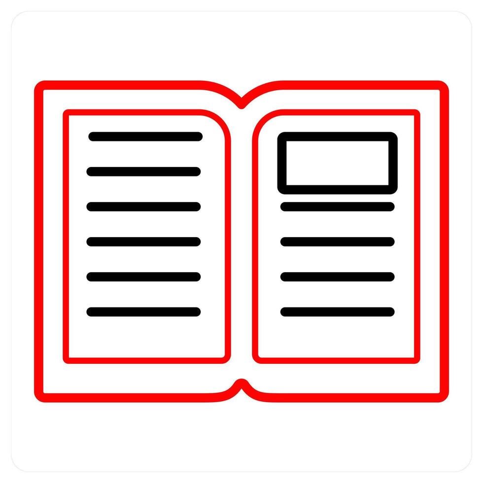brochure and booklet icon concept vector