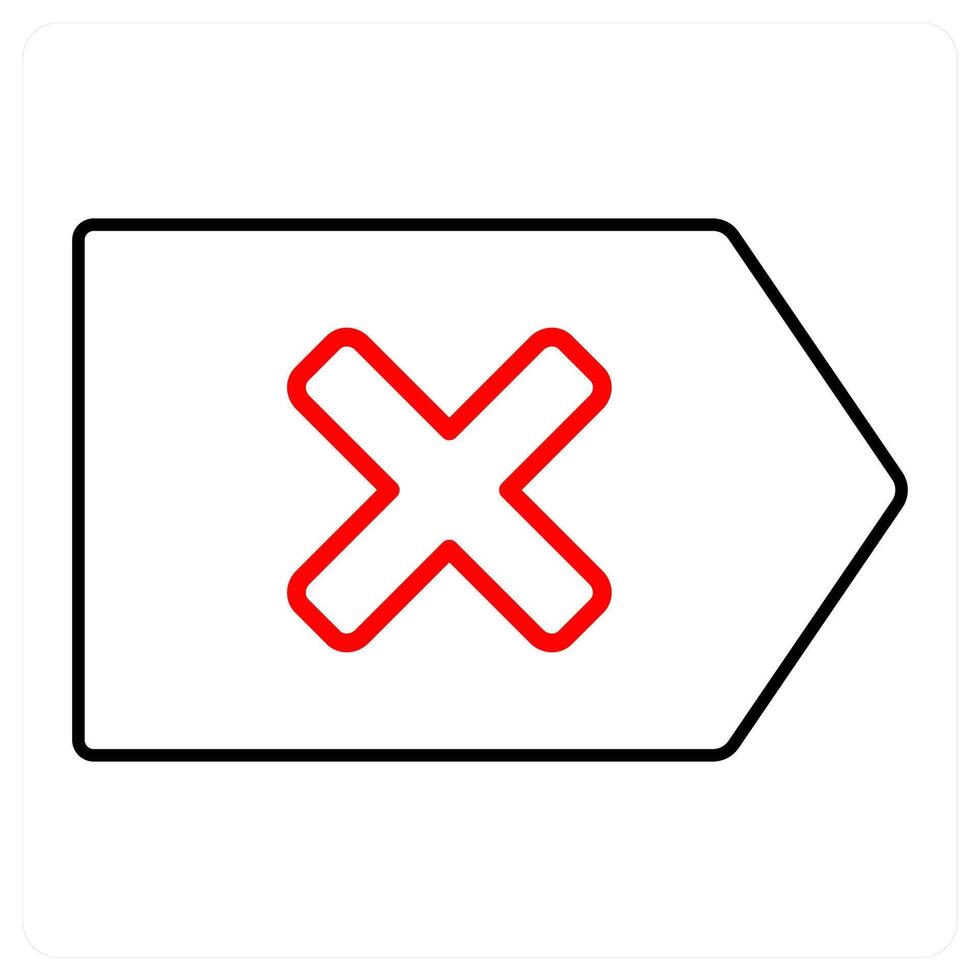 delete and remove icon concept vector