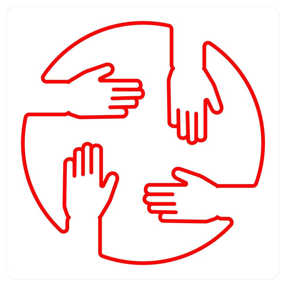 teamwork and team icon concept vector