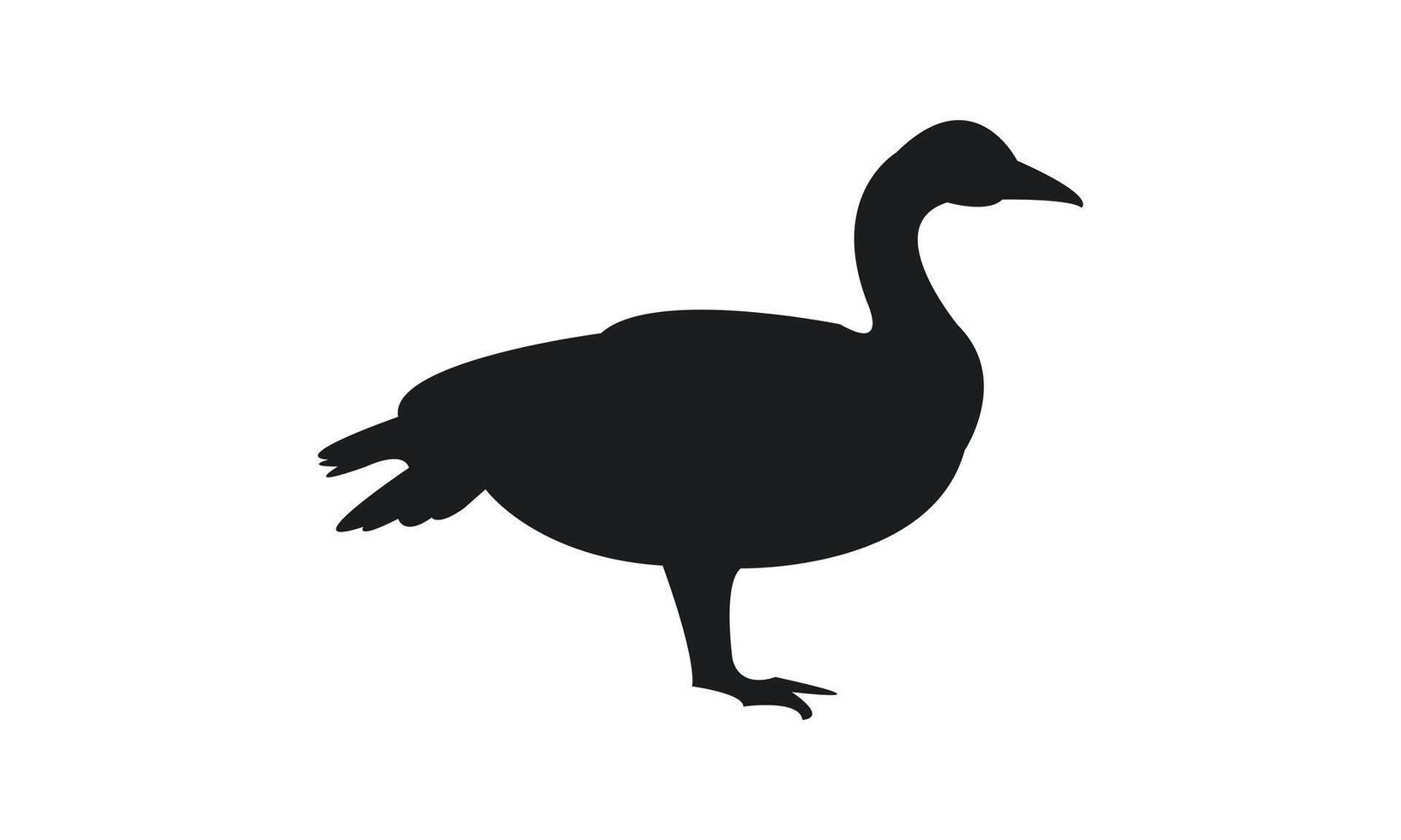 Goose Bird Silhouette vector