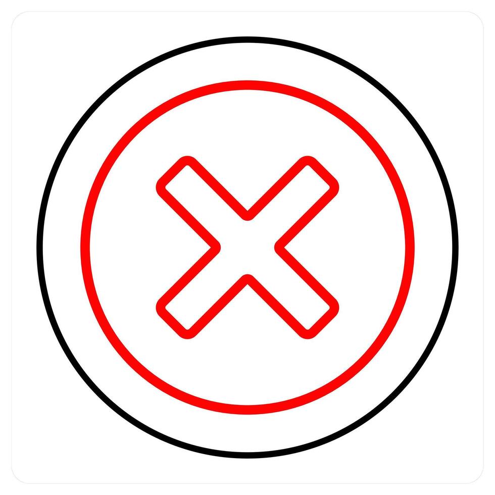 delete and remove icon concept vector