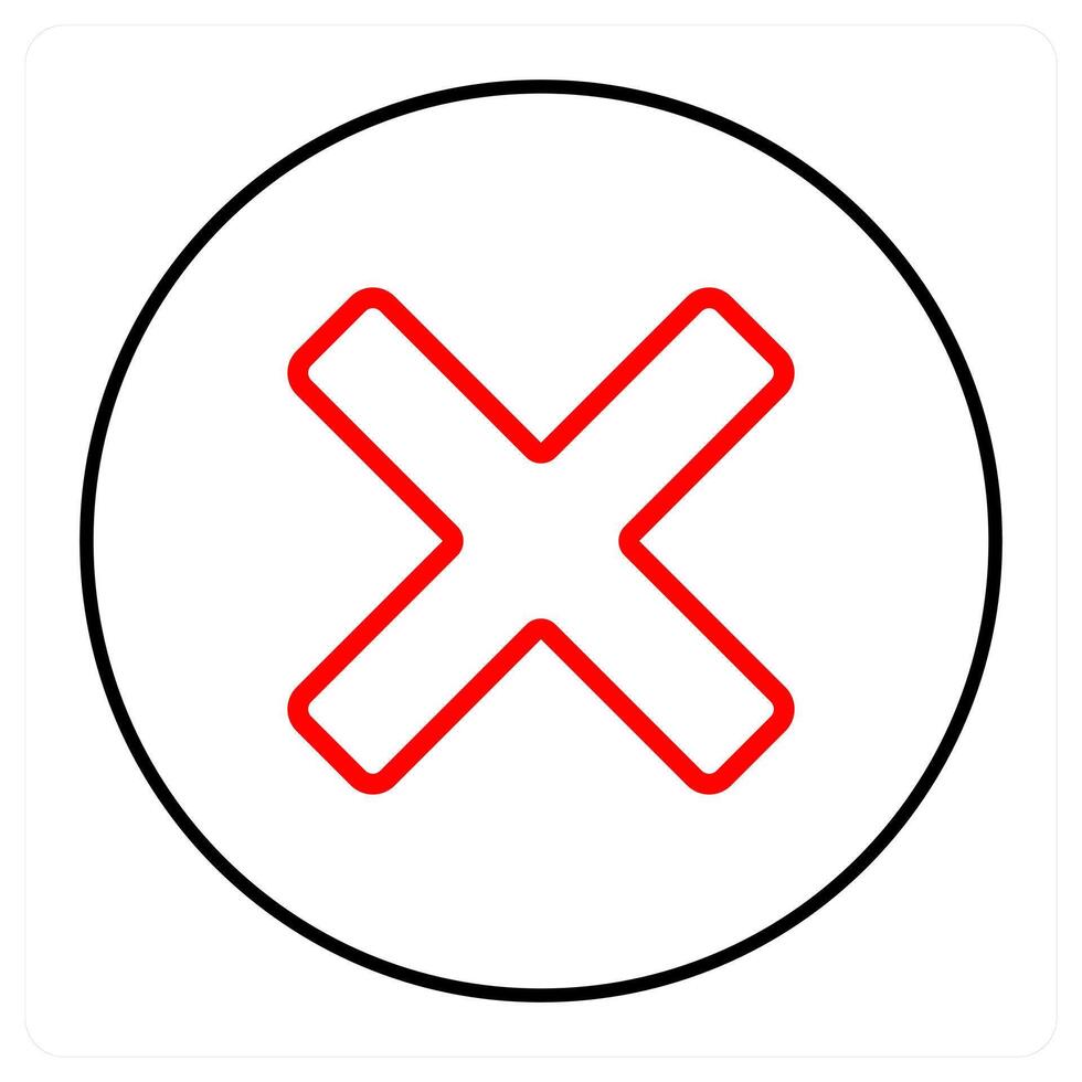 delete and remove icon concept vector
