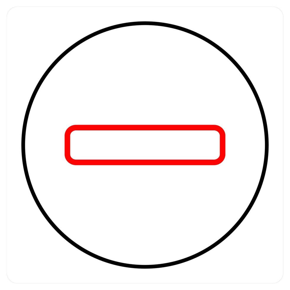 remove and minus icon concept vector