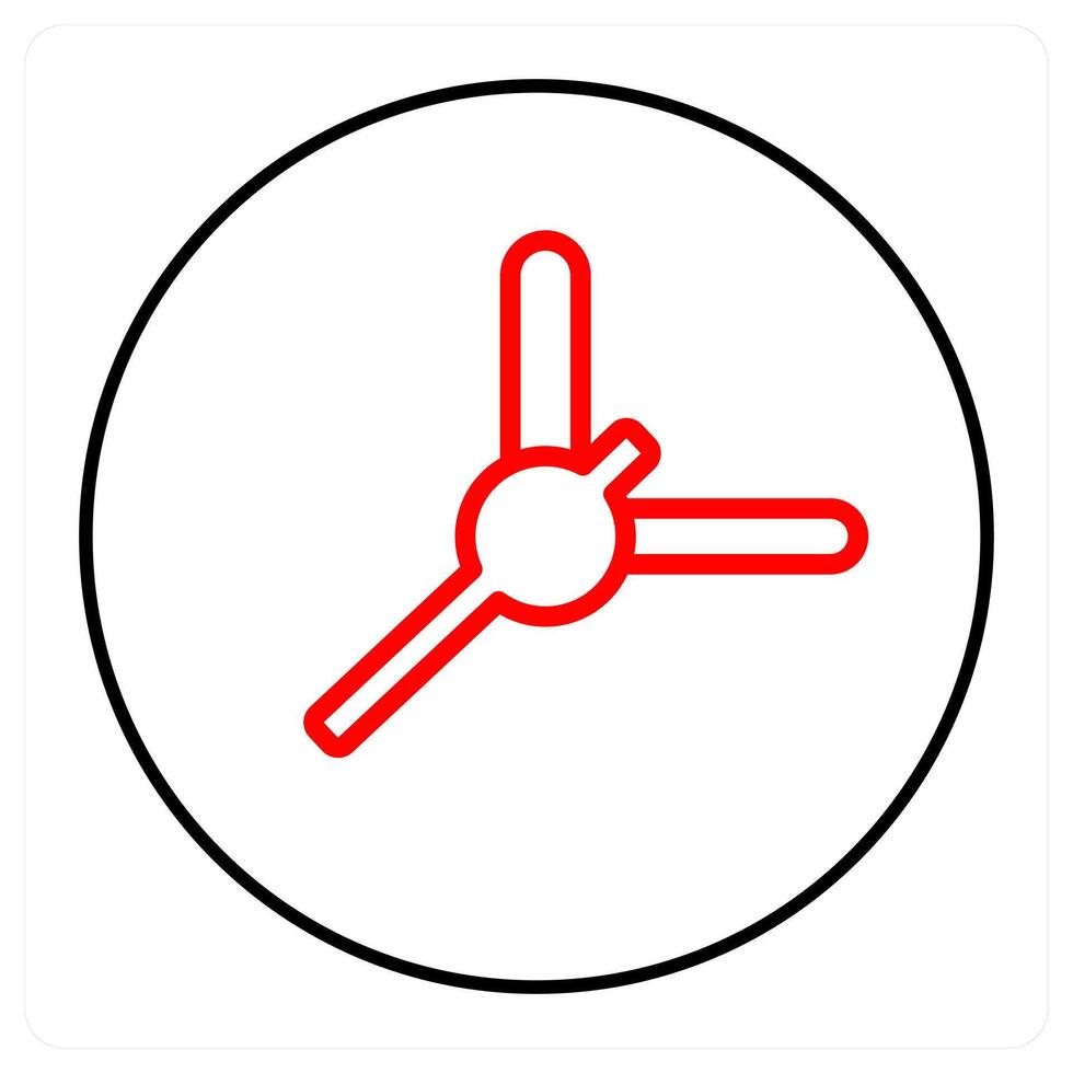 clock and timer icon concept vector