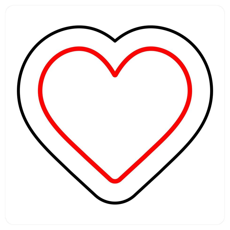 like and heart icon concept vector