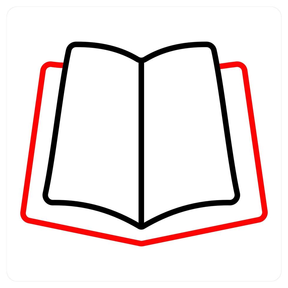book and study icon concept vector