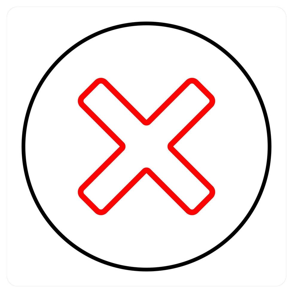 delete and remove icon concept vector
