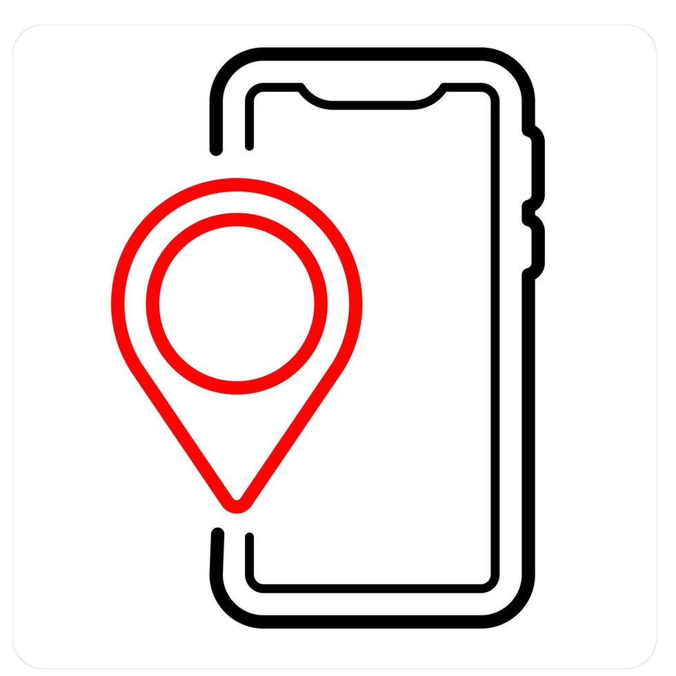 Navigation and map icon concept vector