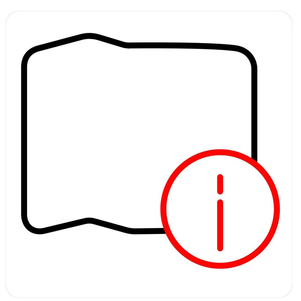 Map Information and location icon concept vector