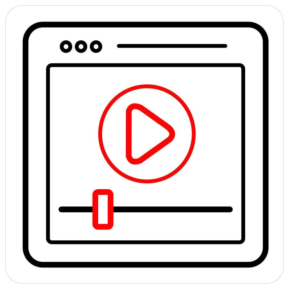 Player and education icon concept vector