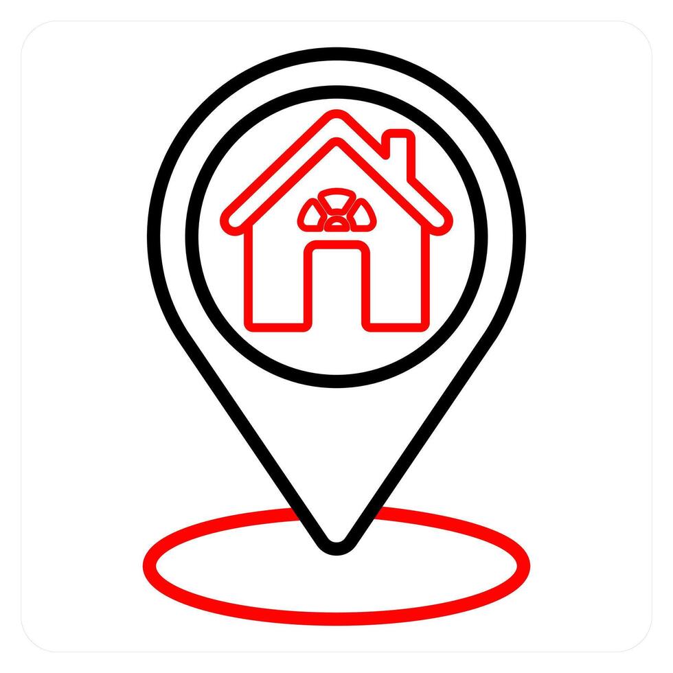 Location and map icon concept vector