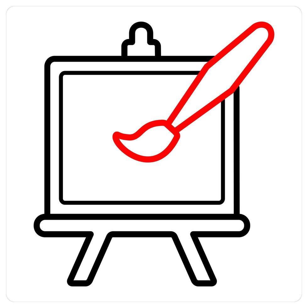 Drawing and class icon concept vector