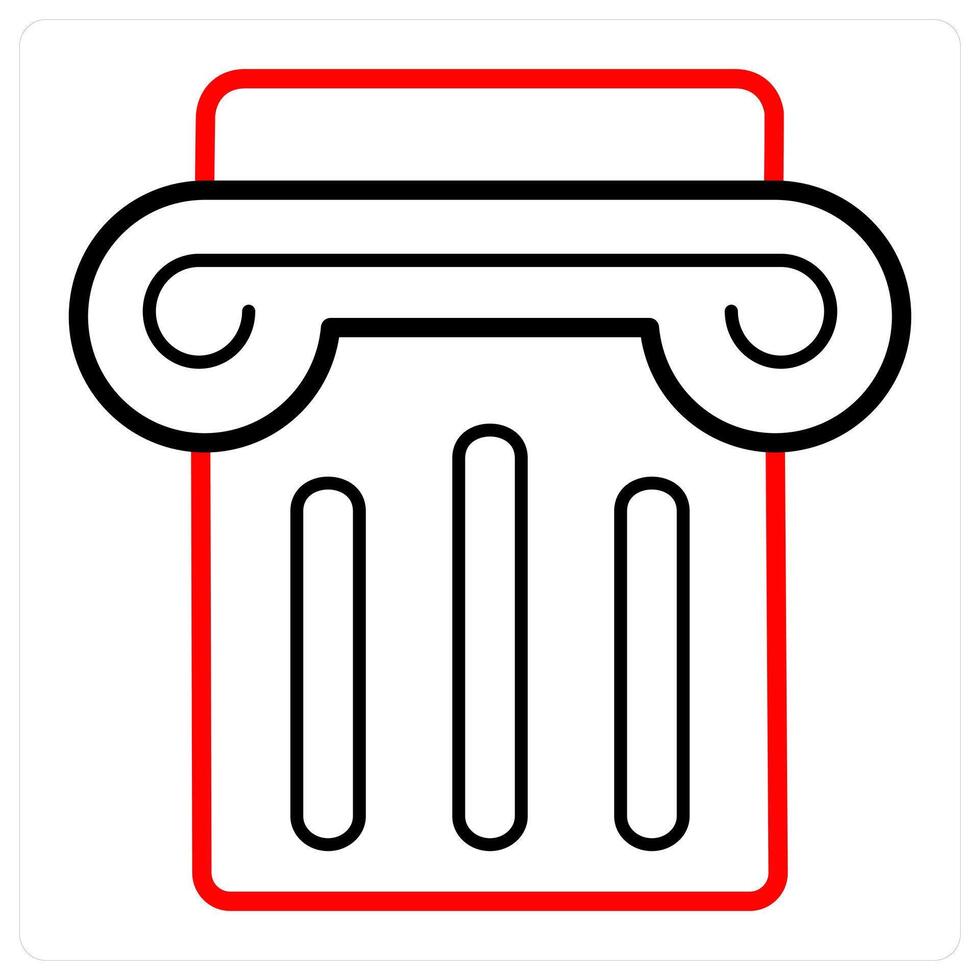 Podium and speaker icon concept vector
