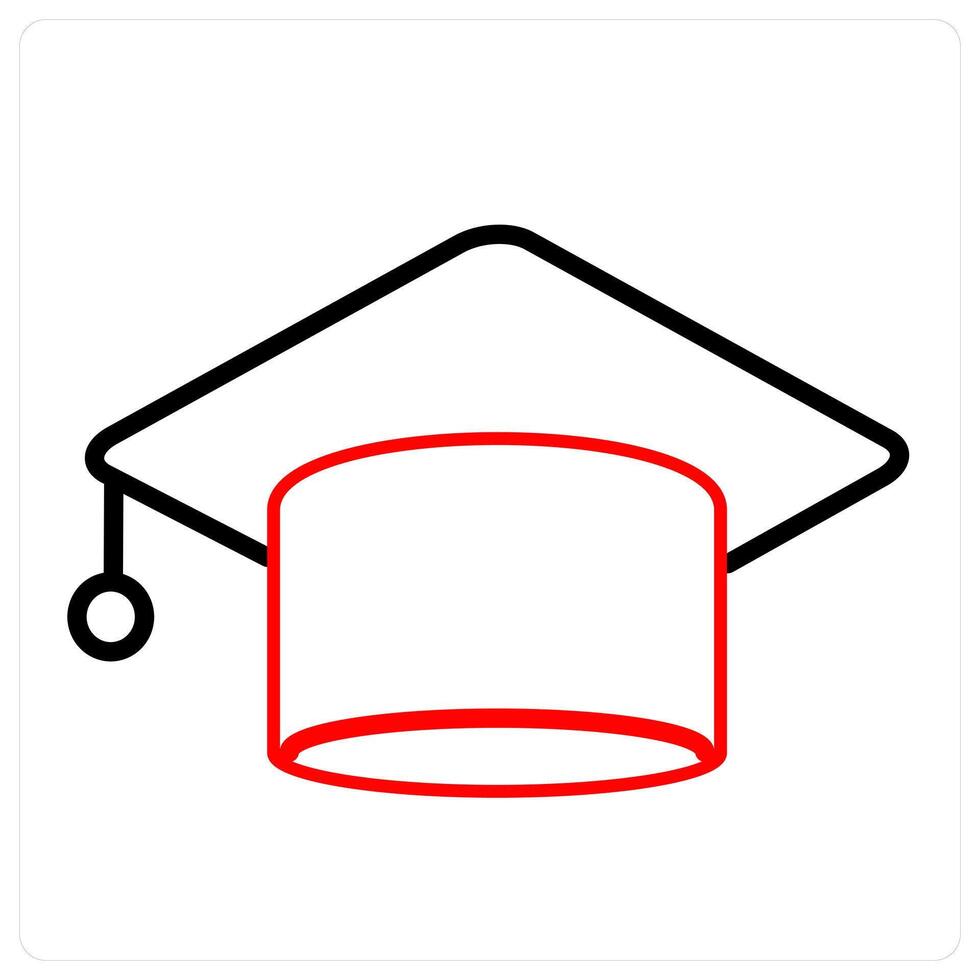 Graduate and graduation icon concept vector