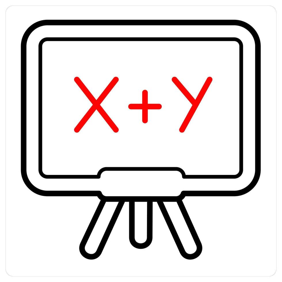 Mathematics and math icon concept vector