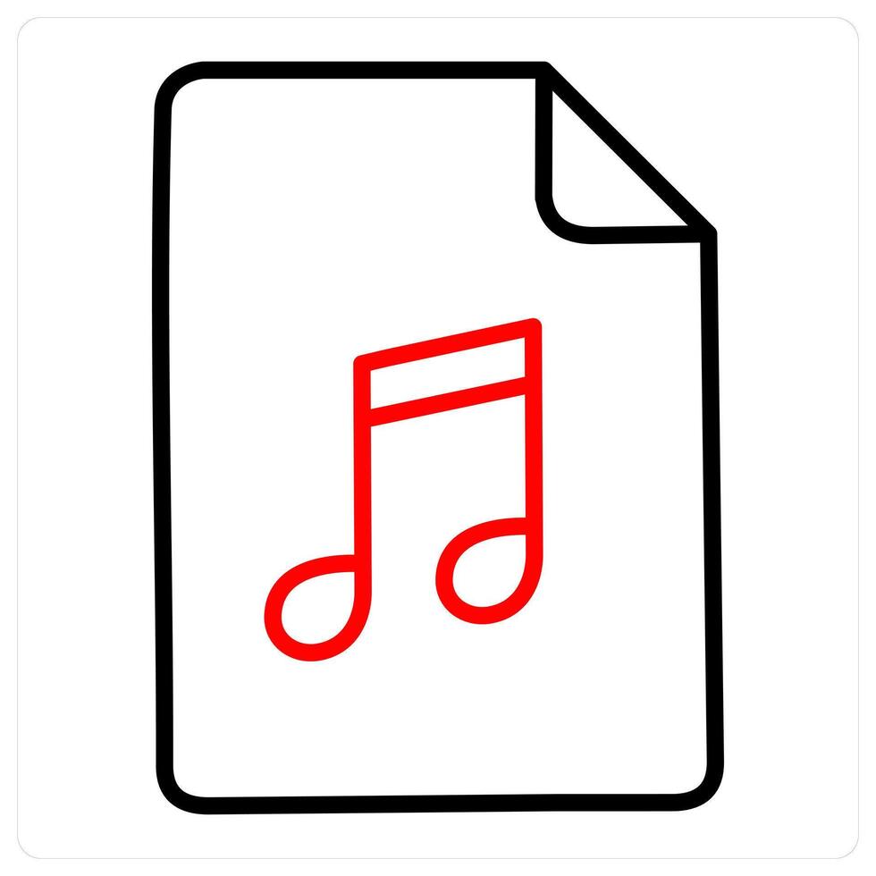 Audio Song and song icon concept vector