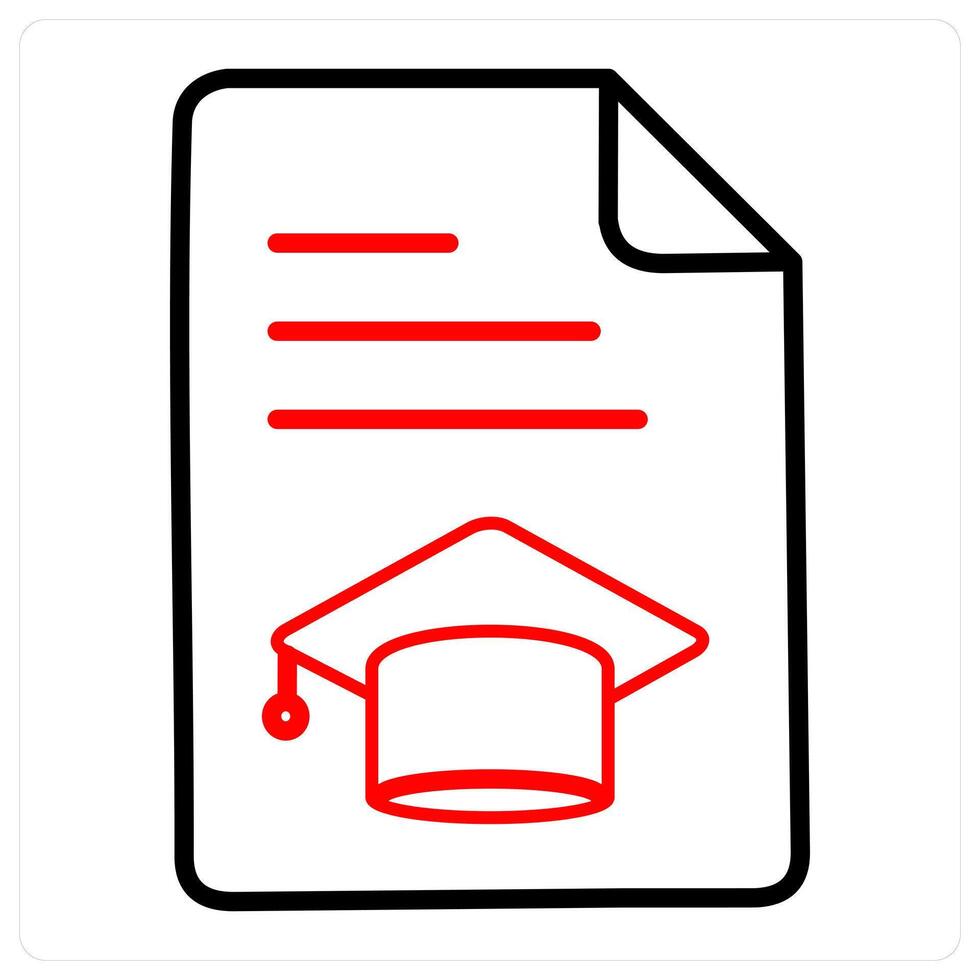 Certificate and certification icon concept vector