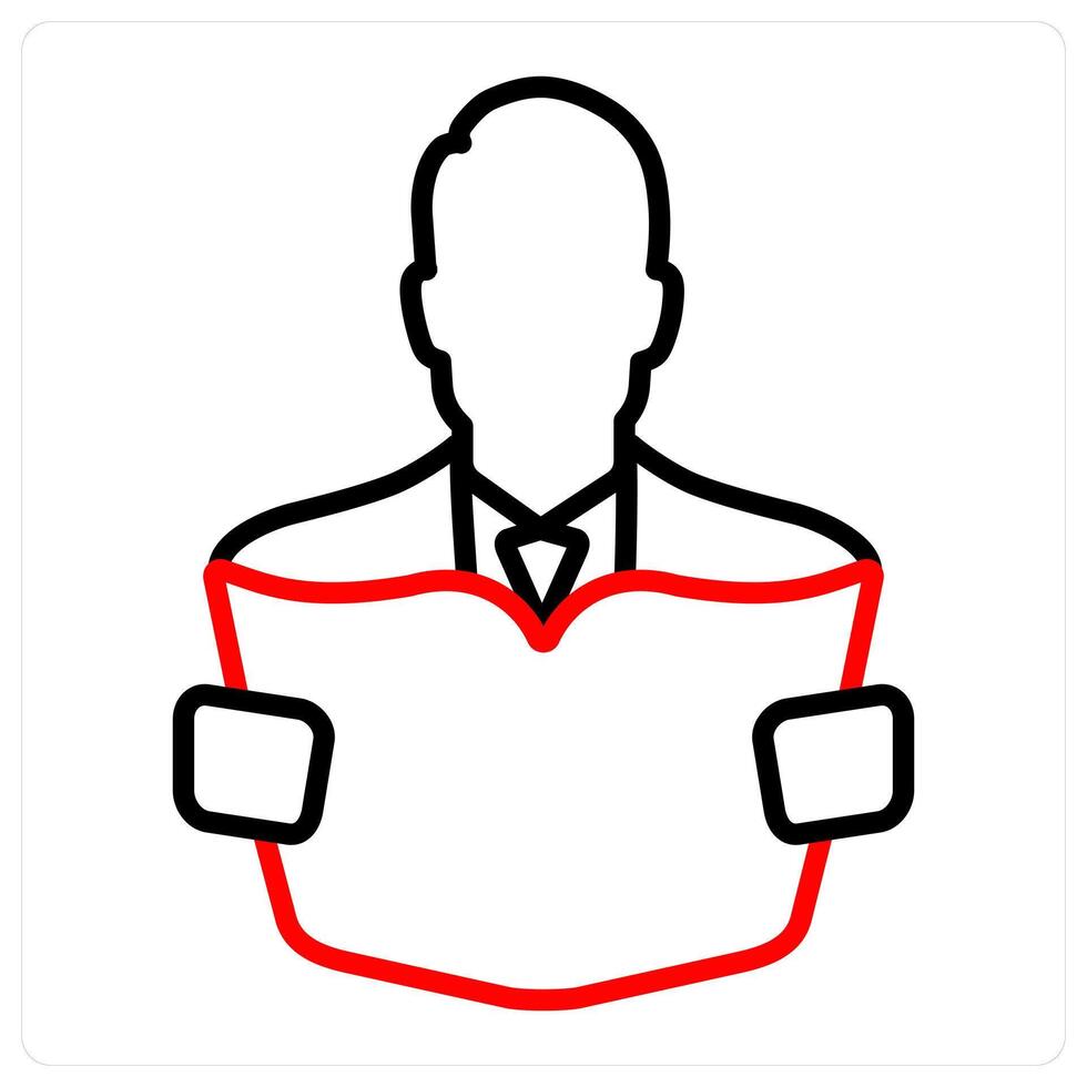 Reading and read book icon concept vector