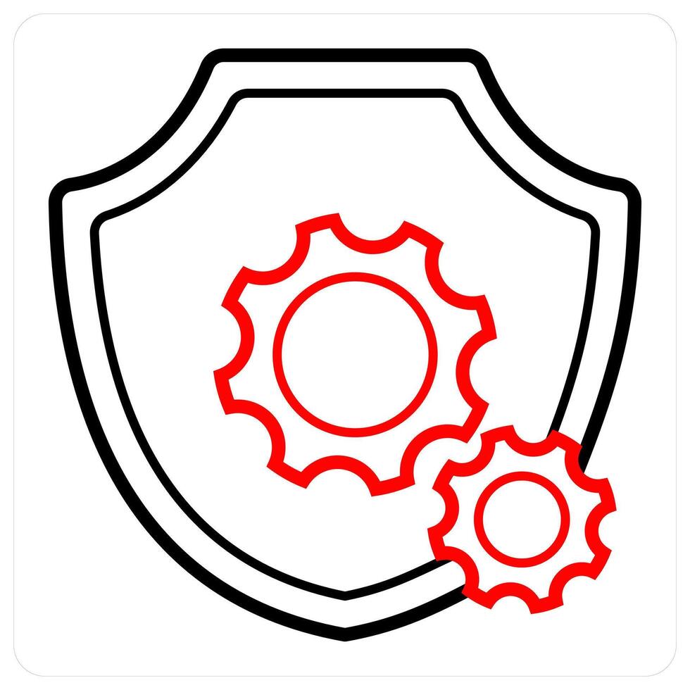 Security Setting and lock icon concept vector