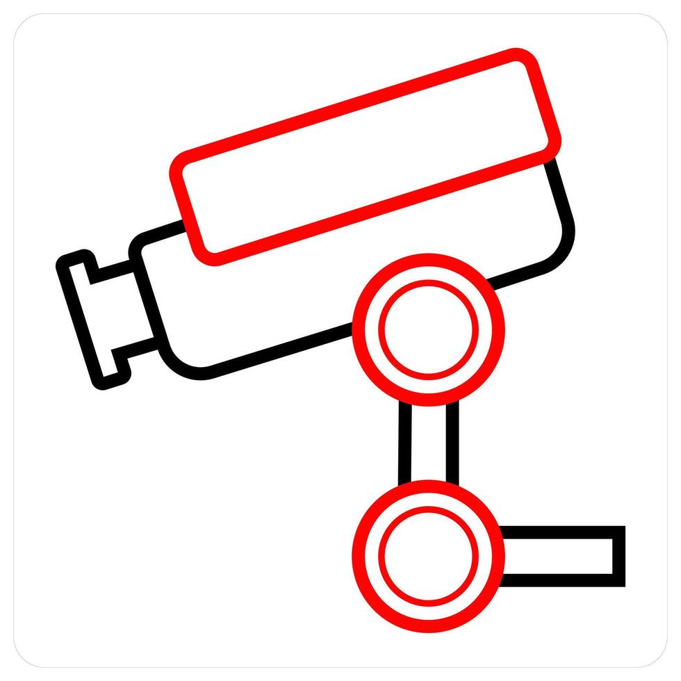 CCTV and cam icon concept vector