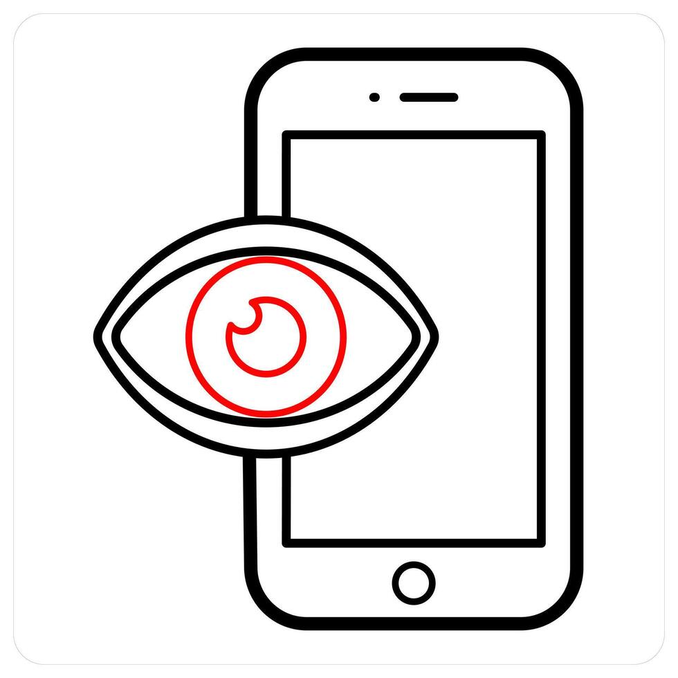 Remote Control and phone icon concept vector