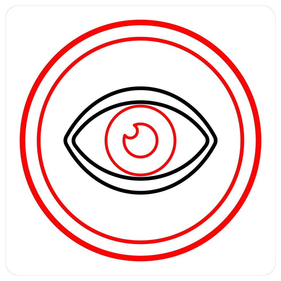 Eye and see icon concept vector