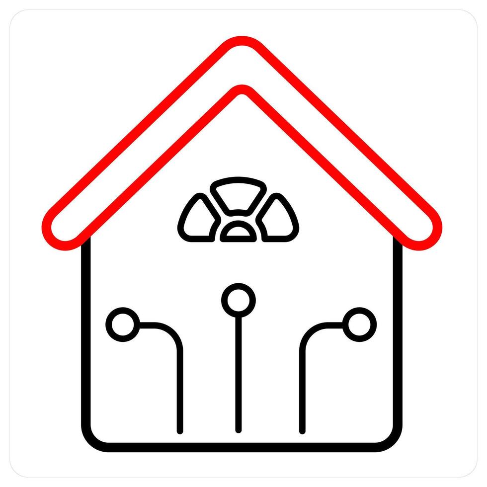 Smart House Technology Icon Concept vector