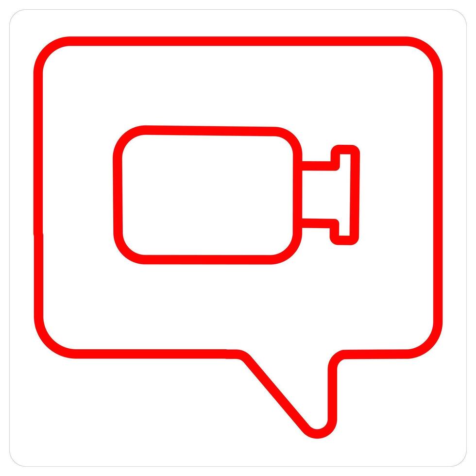recording and camcoder icon concept vector