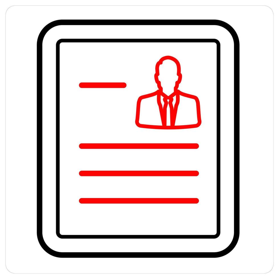 user details and access icon concept vector