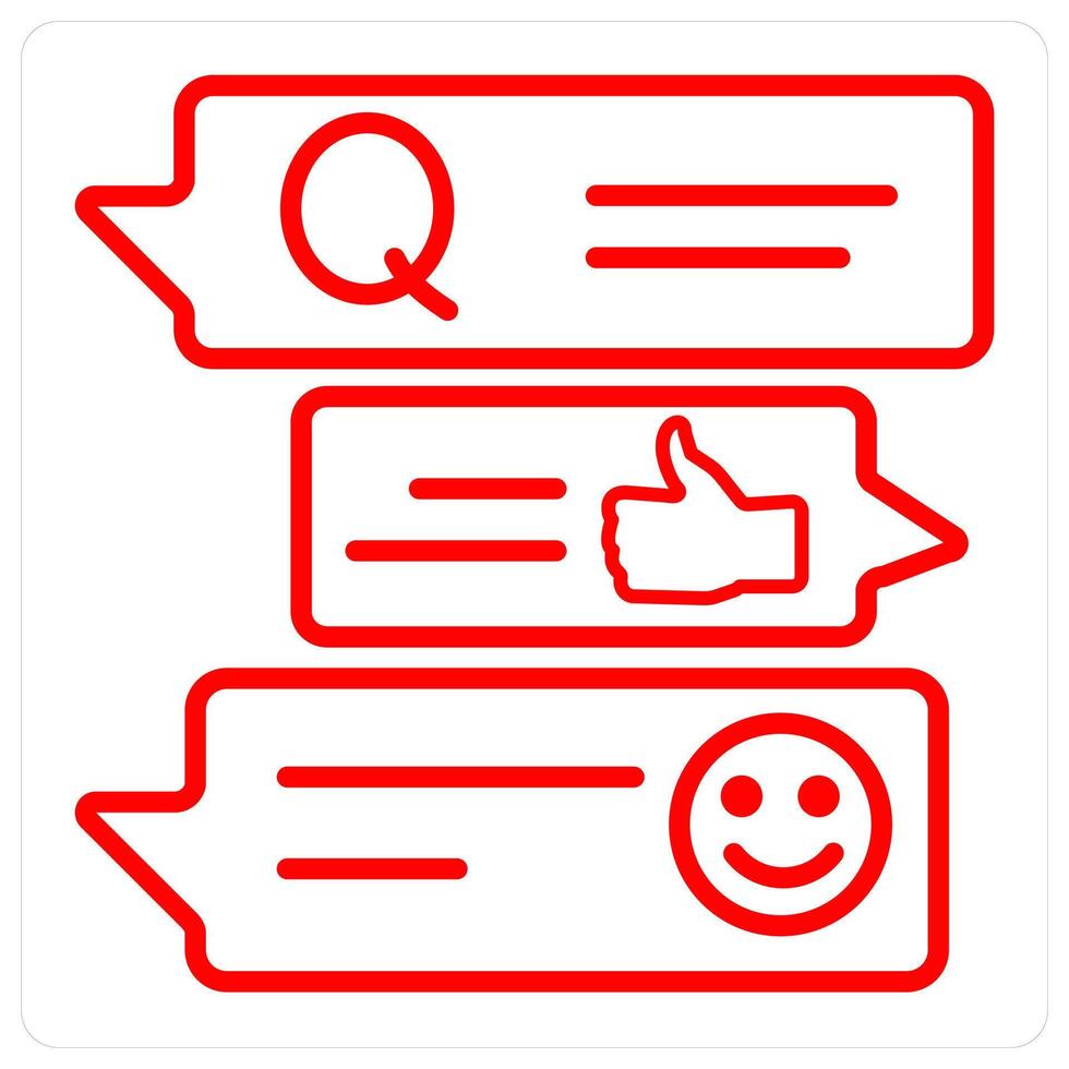 survey and ratings icon concept vector