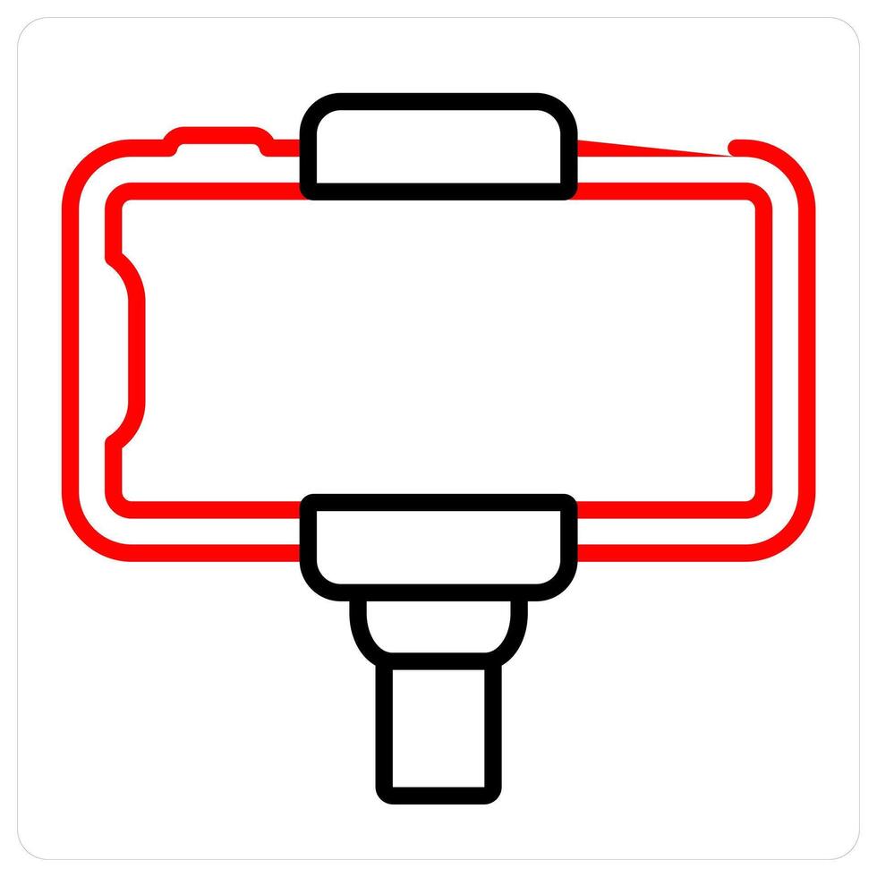 selfie and photo icon concept vector
