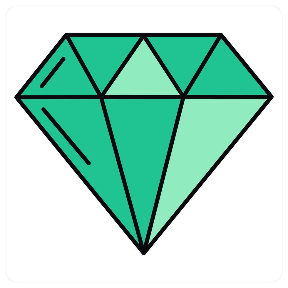 Gem and expensive icon concept vector