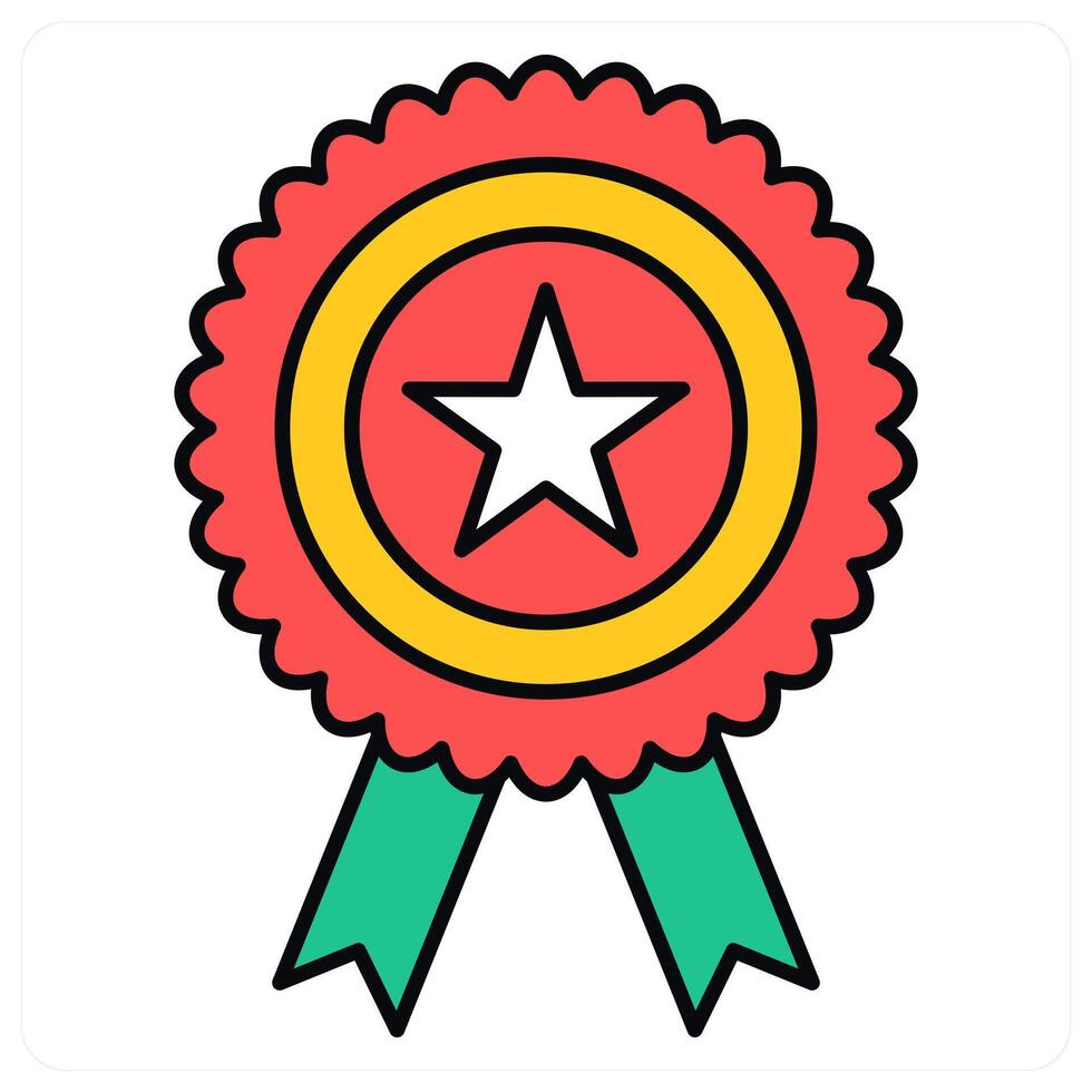 Badge and success icon concept vector