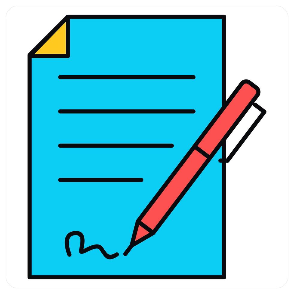 Edit Content and profiles icon concept vector