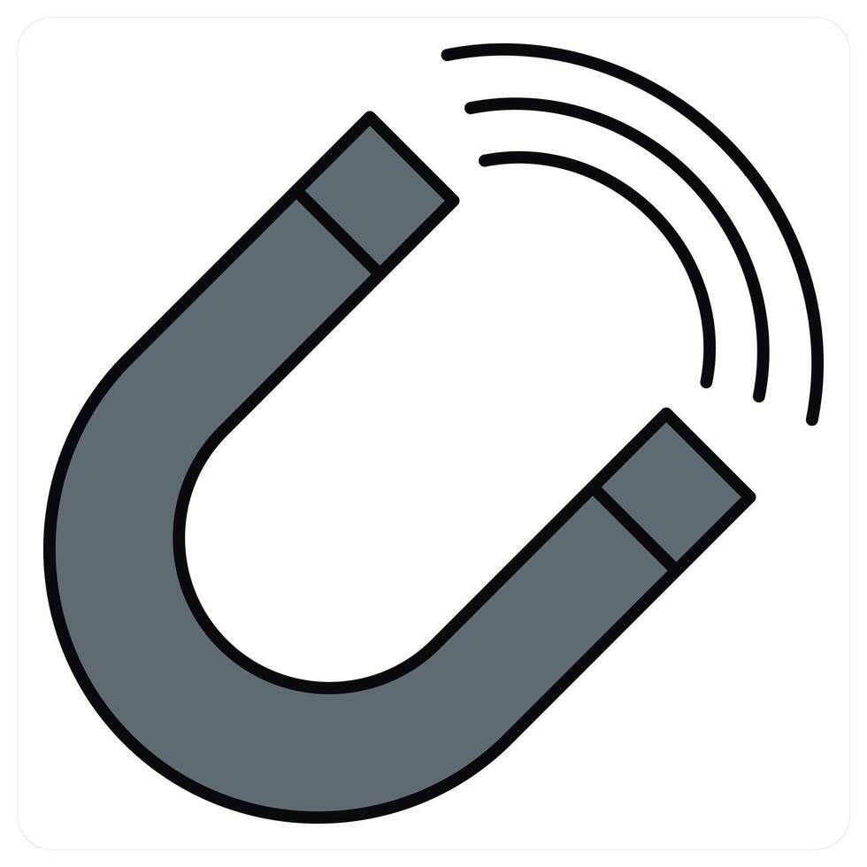 Attraction and attract icon concept vector