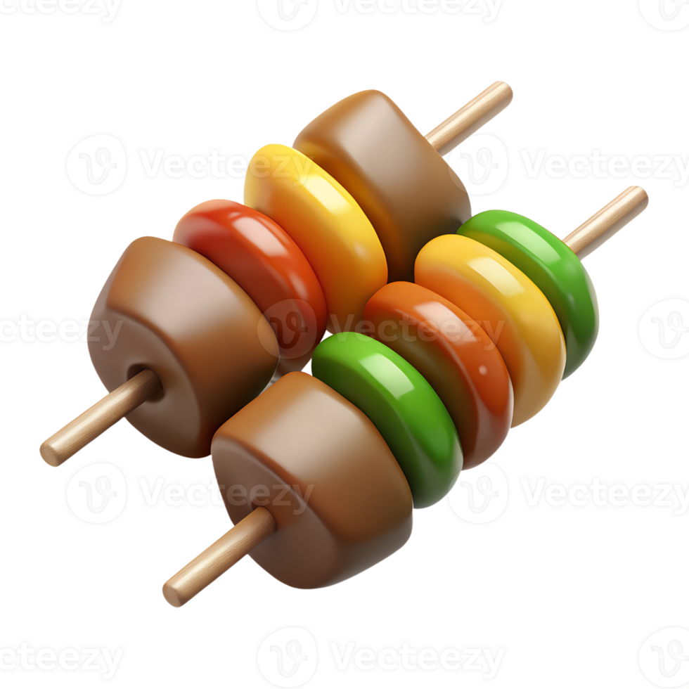 3D Kebab Skewer png