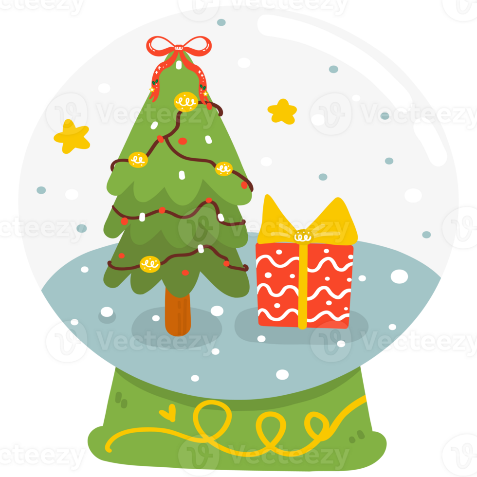 Christmas Crystal Ball Illustration png