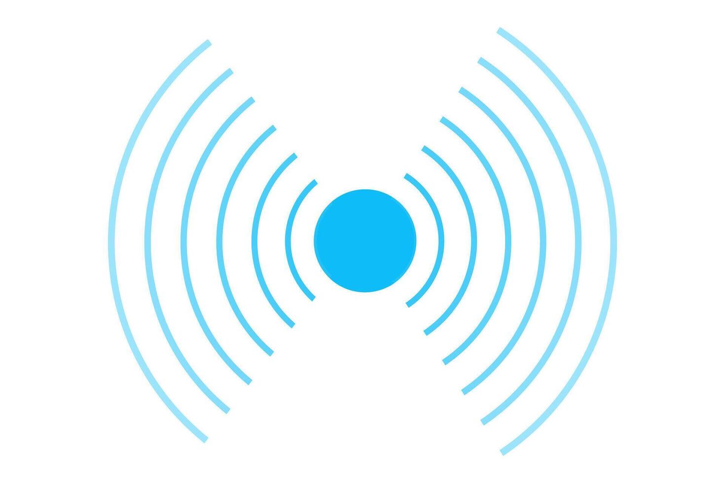 Sonar sound waves icons wireless wifi, radial line media, Radio, radar station signal. Scan, rings circle ripples vector