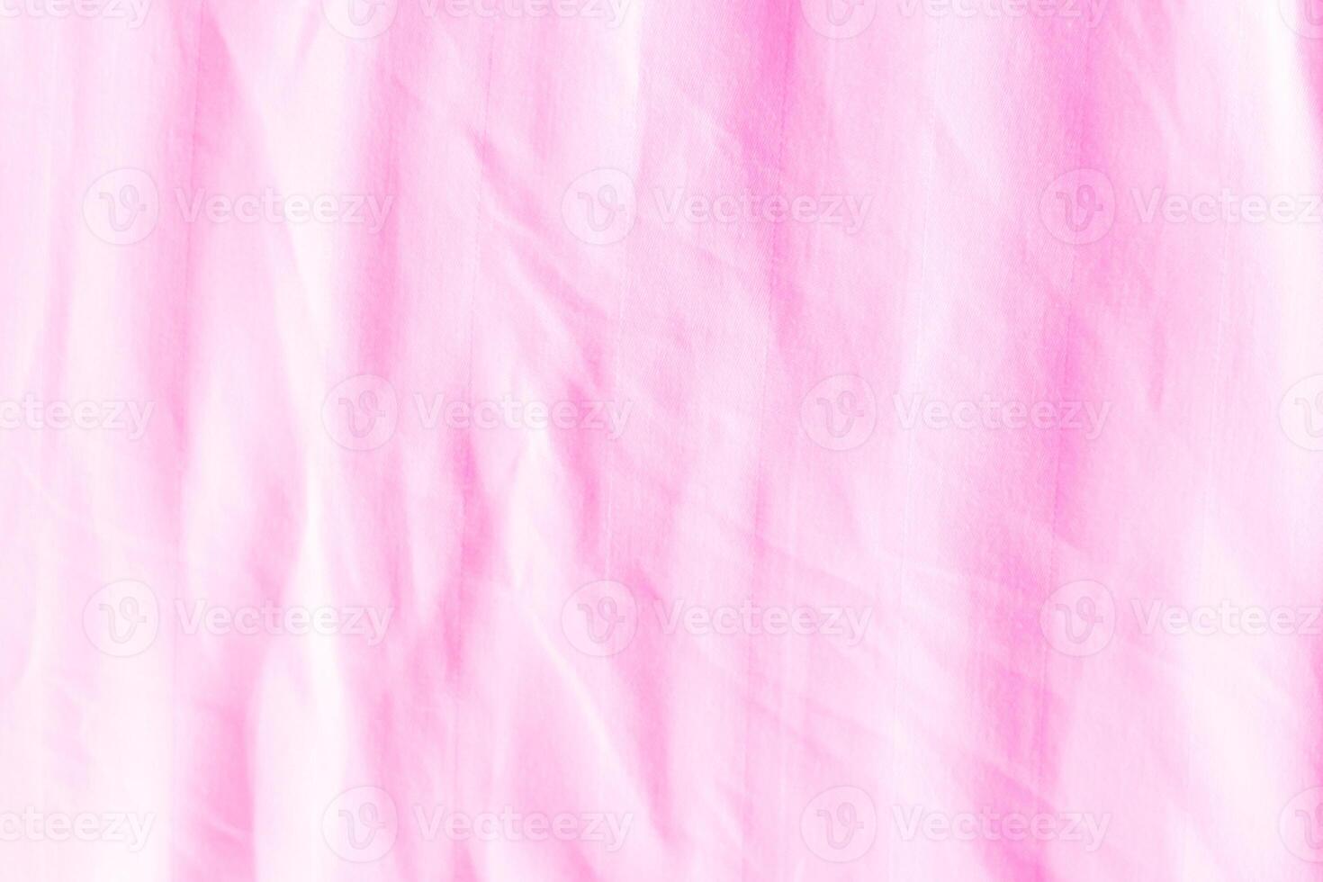 Top view of texture of pink fabric pattern photo