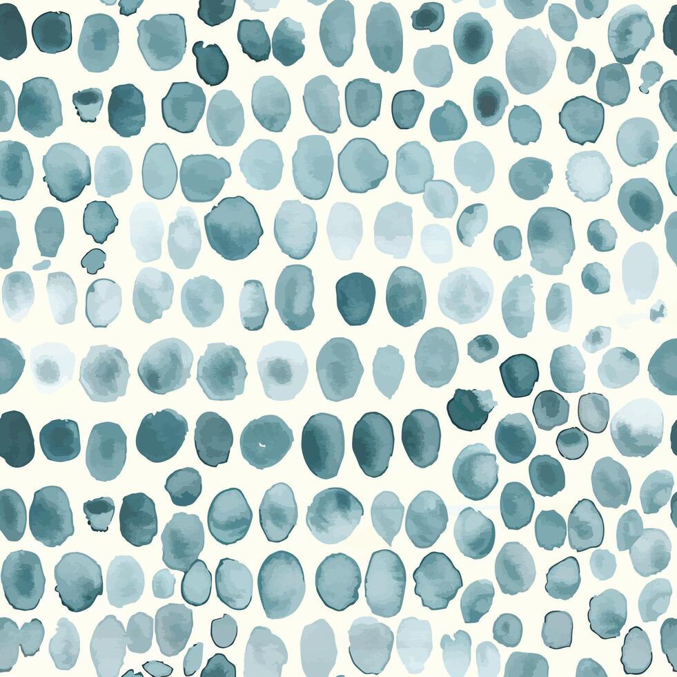 blue watercolor dots pattern vector