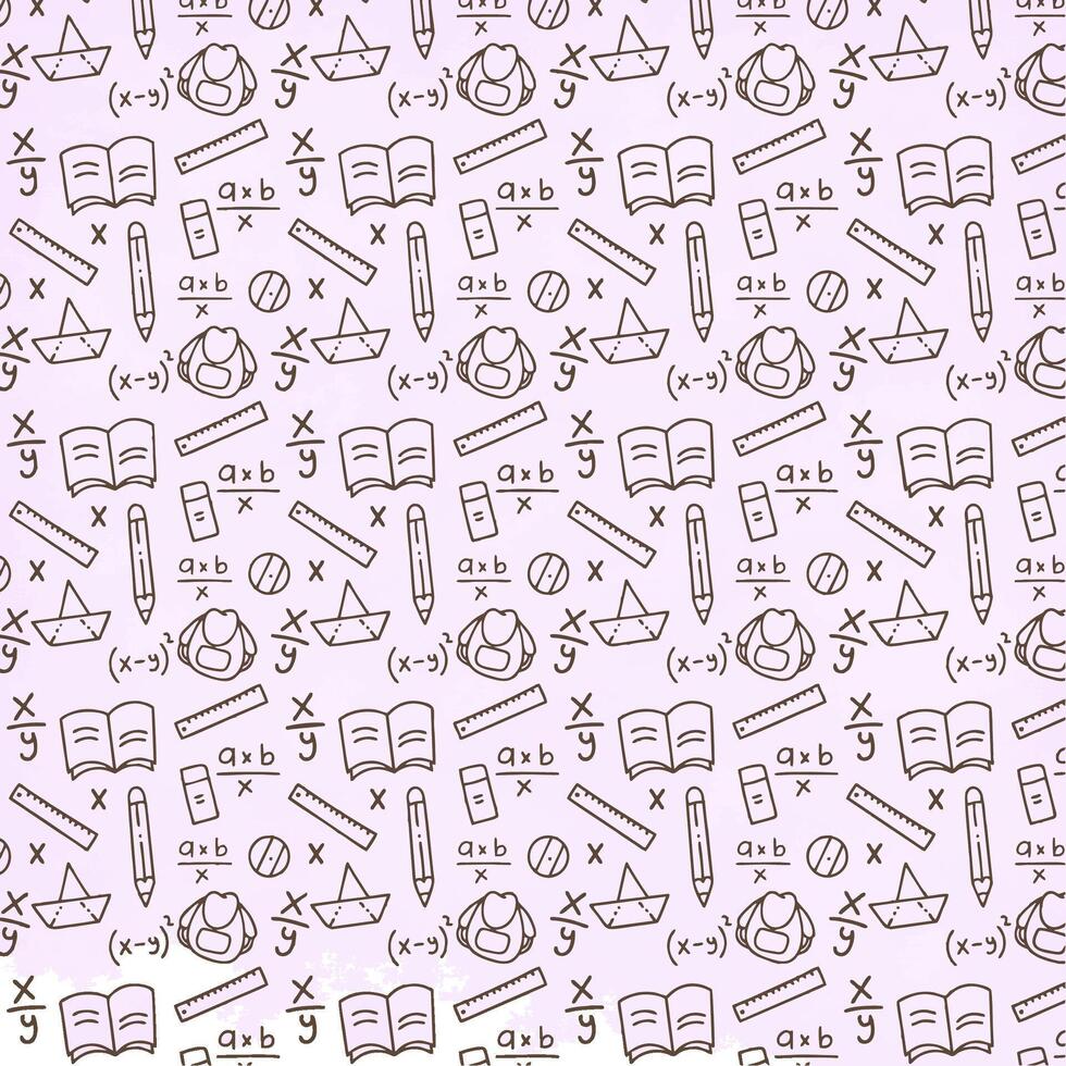 back to school themed background vector