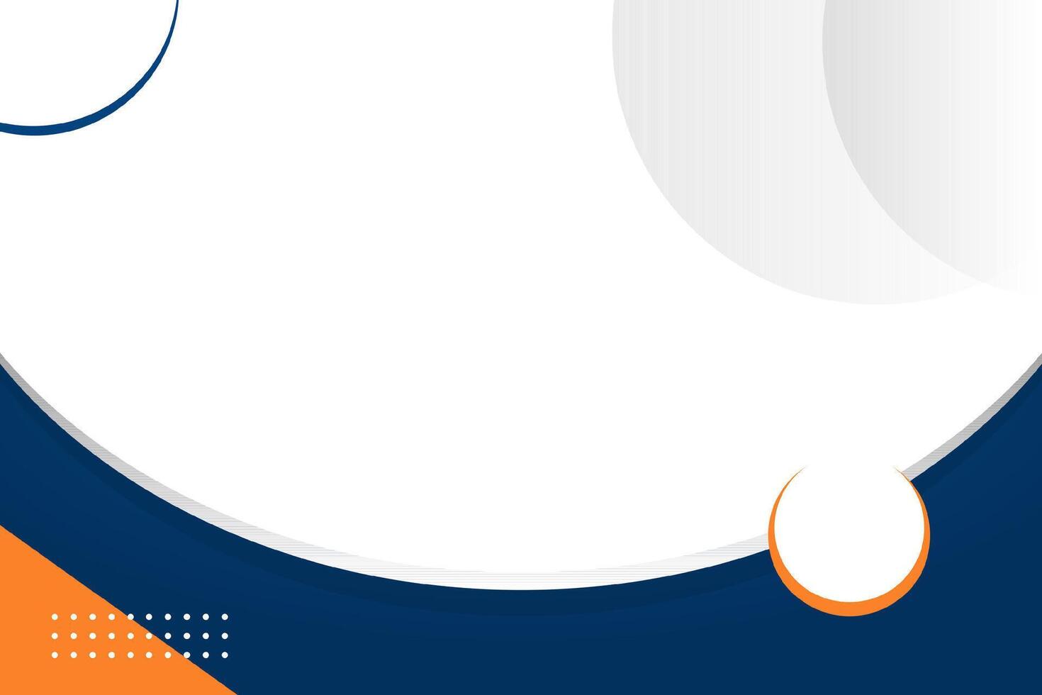 Landscape Background With Blue Orange White Color Combination vector