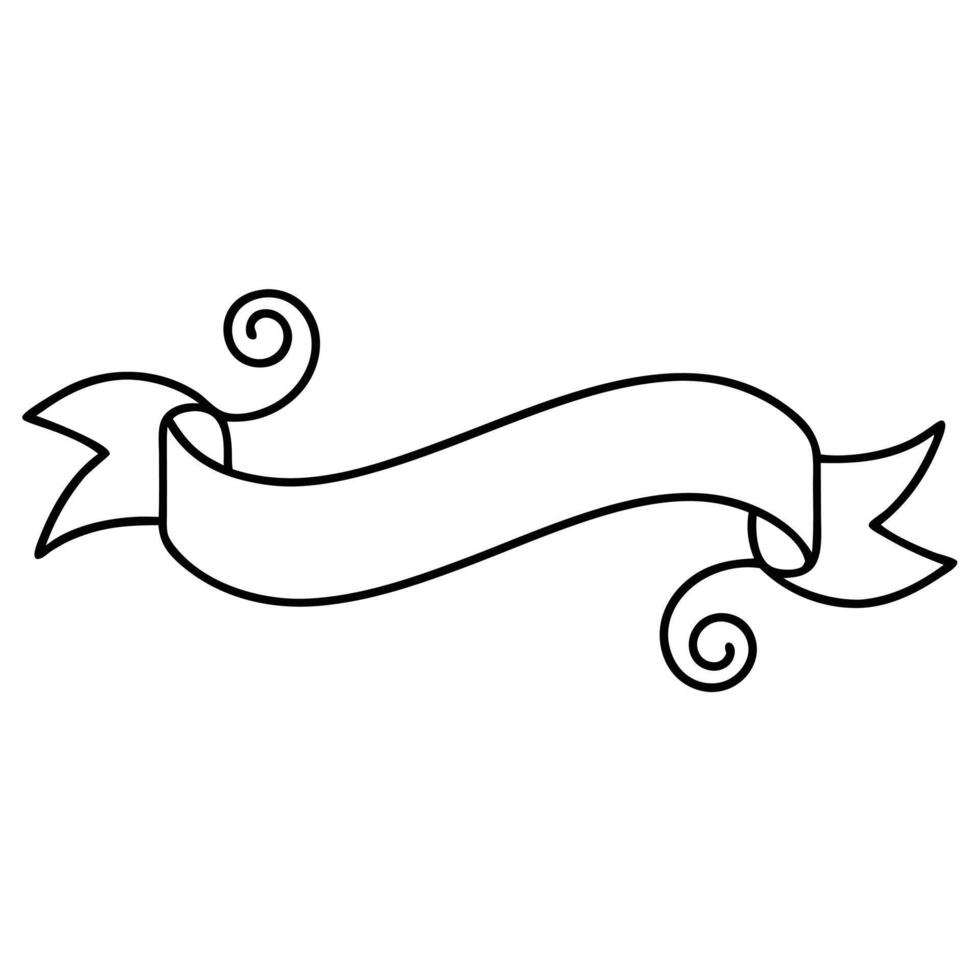 Ribbon banner icon illustration vector