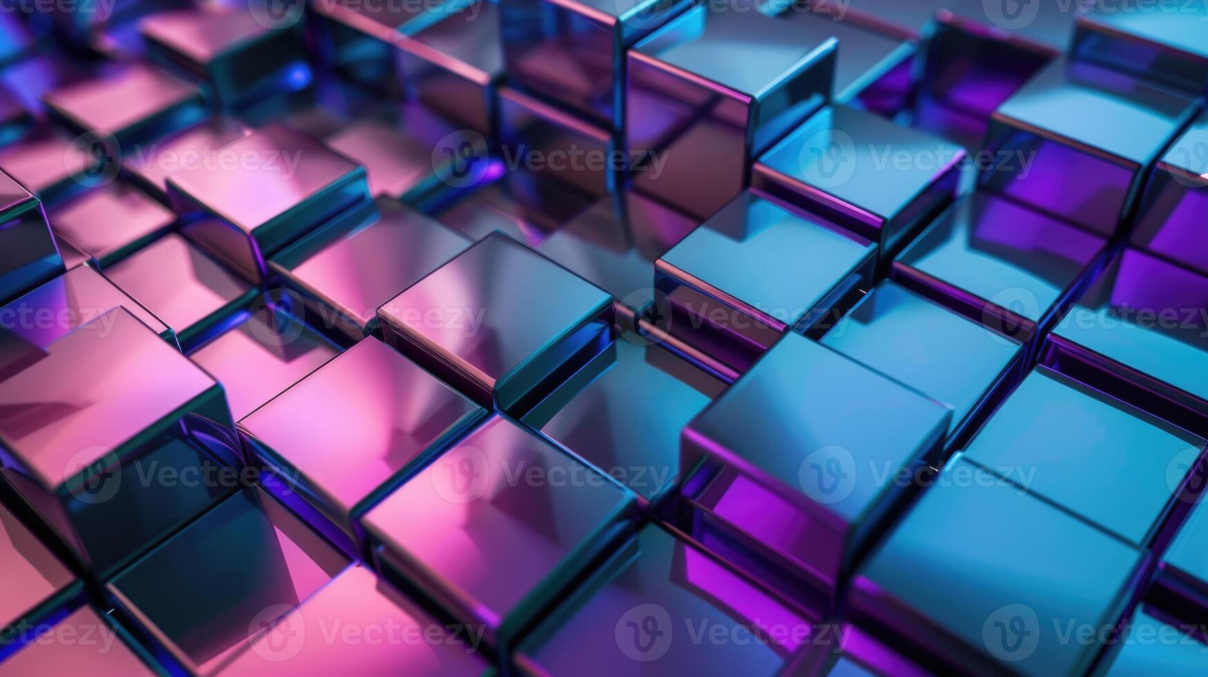 Abstract 3D Geometric Background photo