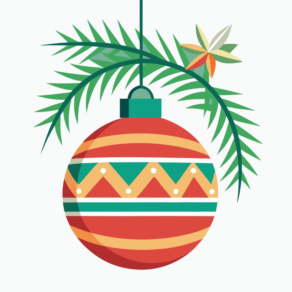 Beautiful Christmas Balls and Ornaments vector
