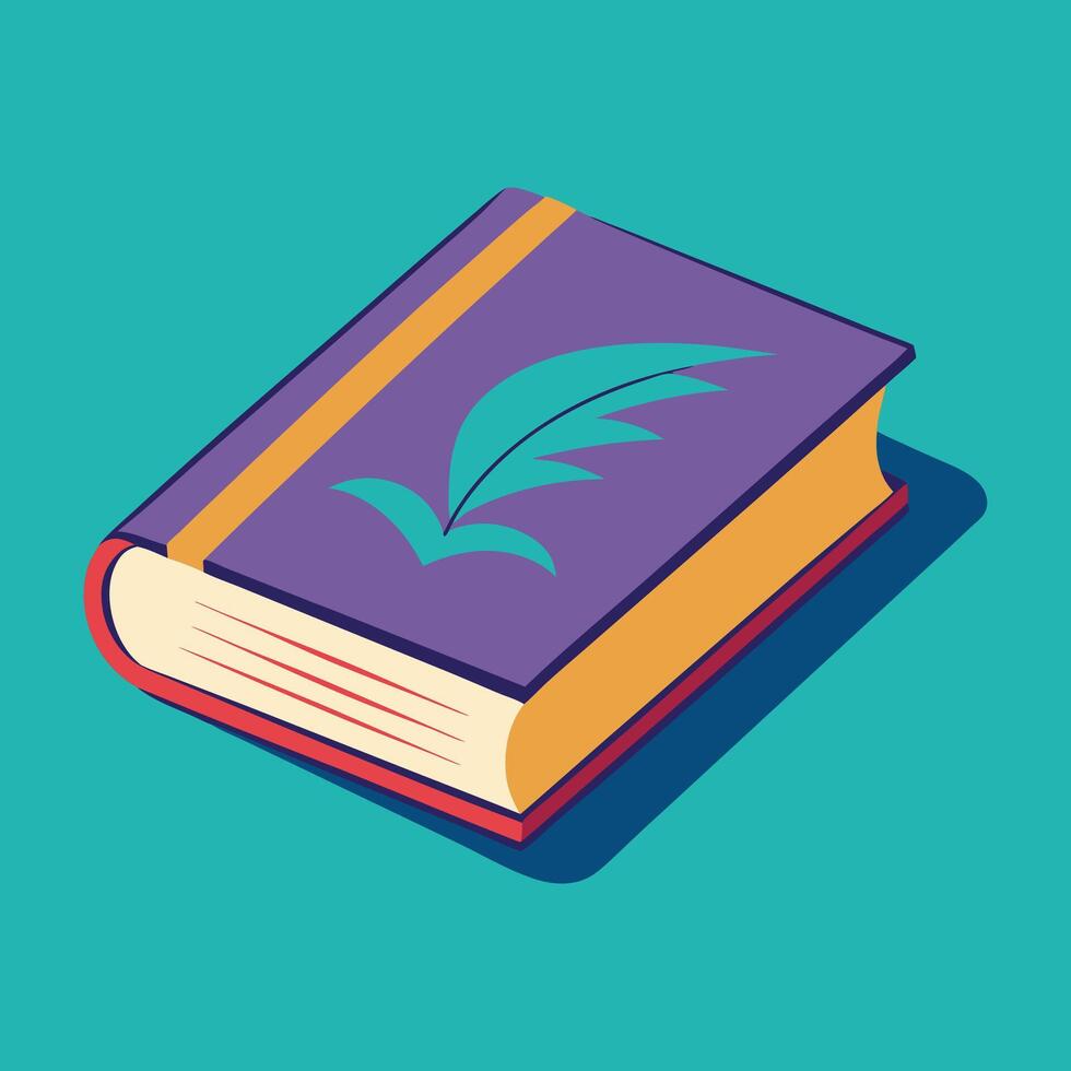 Books with bookmarks vector