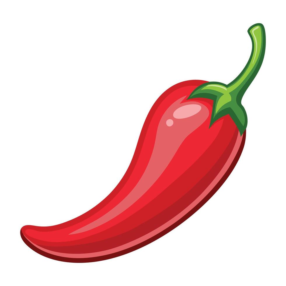 Burning chili pepper gourmet heat icon isolated vector